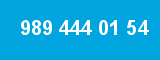 989 444 01 54 989 444 01 54